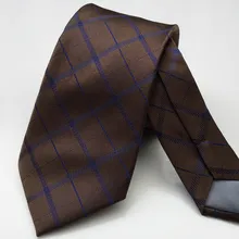 Модные деловые мужские шелковые галстуки для Свадьба милые Шелковая гравита Новые Бежевые мужские галстуки с синим