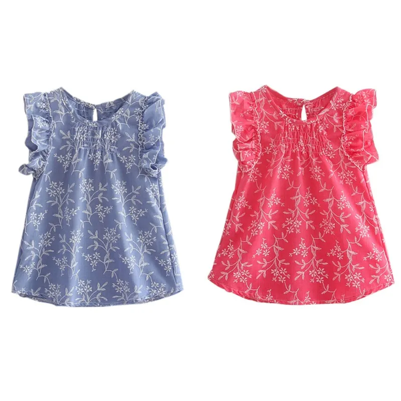 

Kids Girls Dresses Summer Beach Floral Dress Princess Party Pageant Dresses