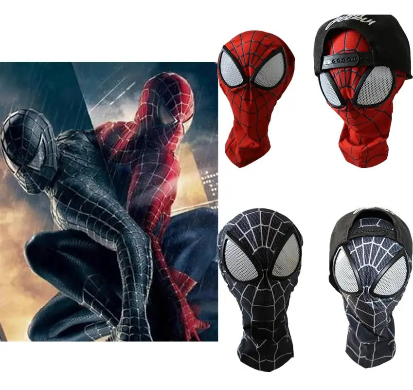 

3D Spiderman Mask Adult Spider-man Lenses Cosplay Costumes Halloween Masks