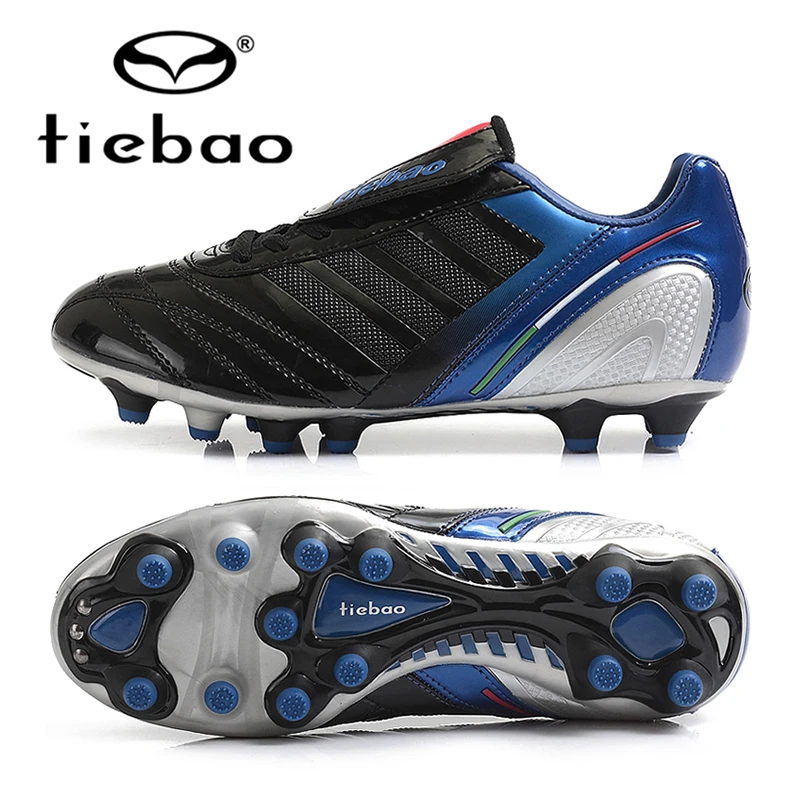 

TIEBAO Professional 39-44 Size Football Soccer Shoes Men Women Outdoor AG Soles Soccer Cleats Training Sneakers Chuteira Futebol