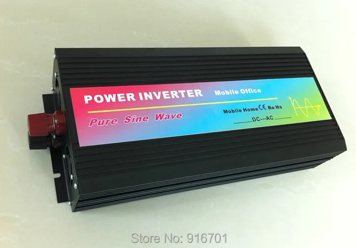 Прямая продажа с фабрики 2500 Вт Чистая синусоида Инвертор 110/220 V AC 12/24VDC