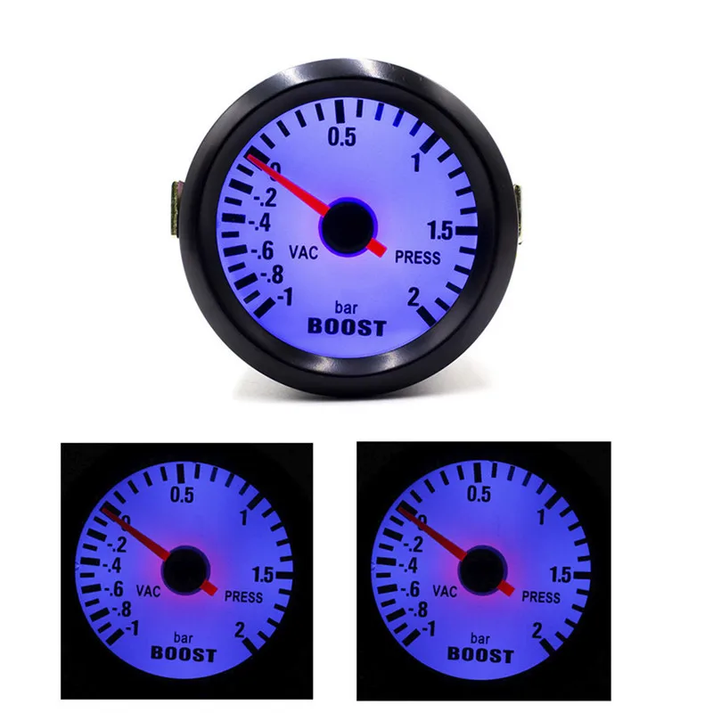 CARPRIE давление турбоманометр DC 12 в-1-2бар 52 мм Бар Светодиодный Светильник Универсальный Boost метр Dropship 19A9