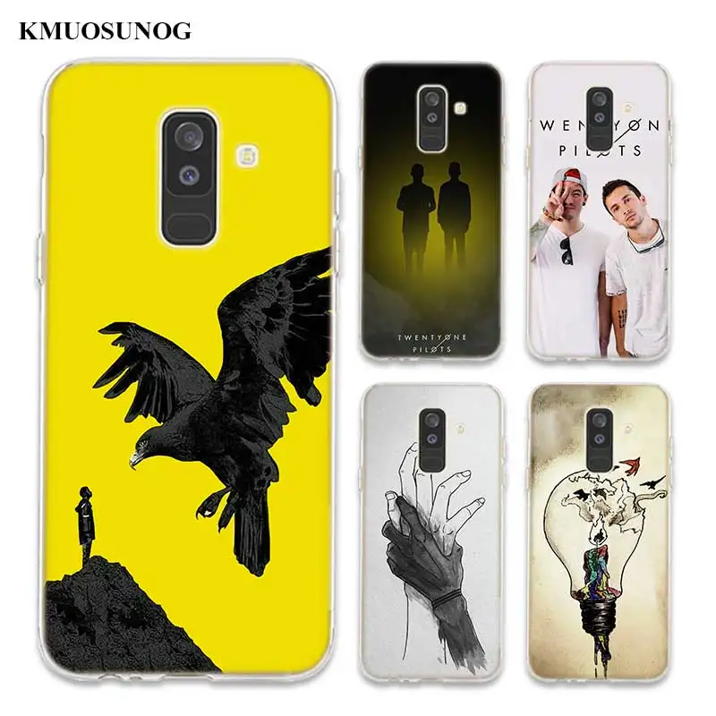 

Transparent Soft Silicone Phone Case Twenty One Pilots For Samsung Galaxy A6 A6+ A8 Star A8+ A7 A5 A3 Plus 2018 2016