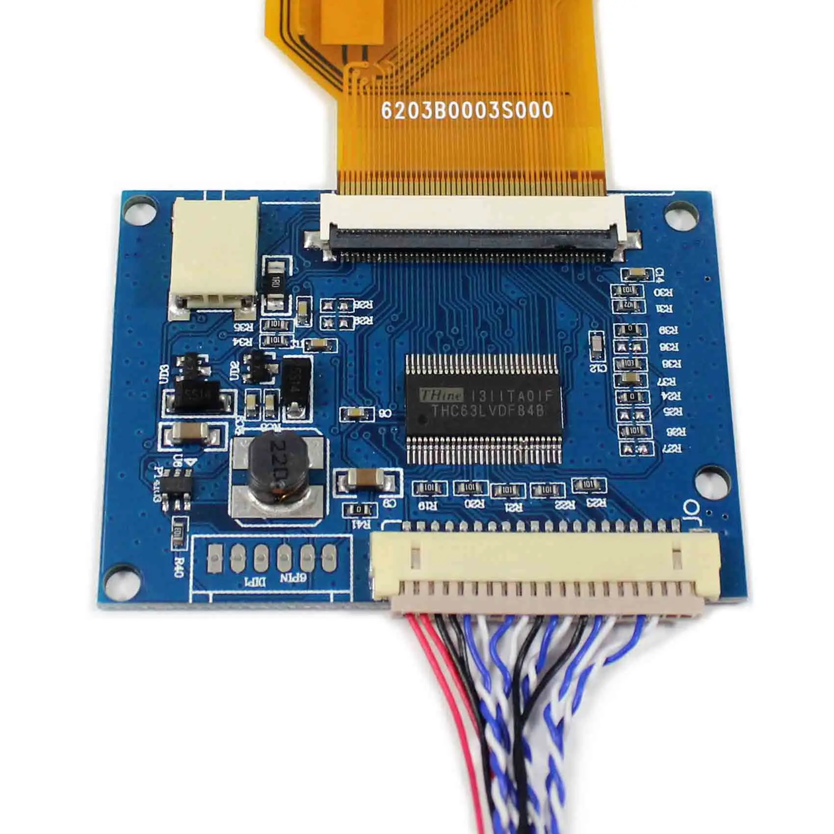 Pantalla LCD de 8 pulgadas 800x480 AT080TN64 con pantalla LCD LVDS a TTL Tcon Placa Controlador