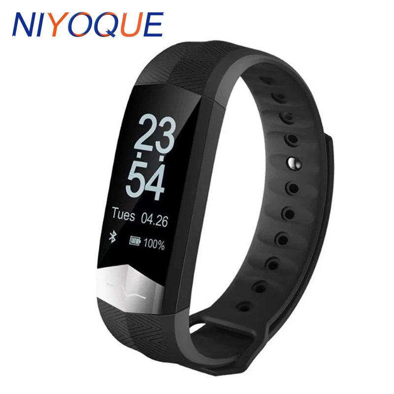 

NIYOQUE Smart Band CD01 support ECG Heart rate bracelet Blood pressure monitor wristband For IOS Android xiaomi huawei phone