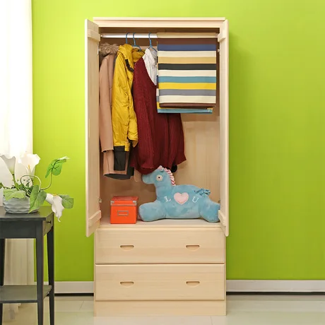 Wardrobe Bedroom Furniture Home Furniture Solid Wood Storage