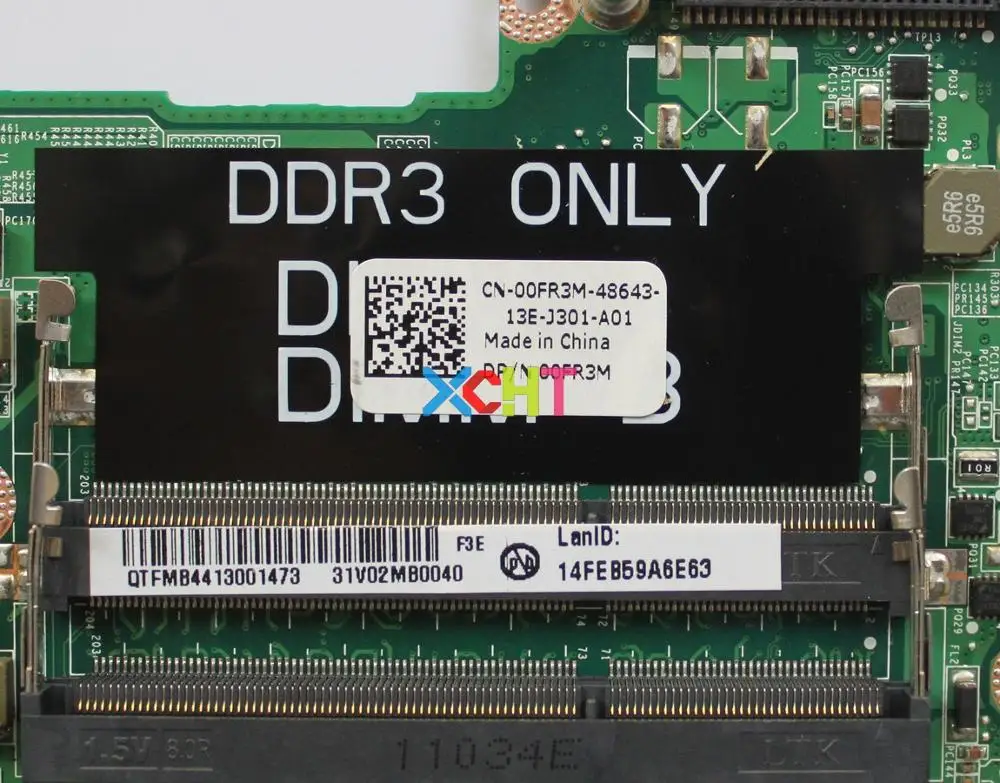 Для Dell 14R N4110 0FR3M 00FR3M CN-00FR3M DAV02AMB8F0 HM67 DDR3 Материнская плата ноутбука Системы доска испытания