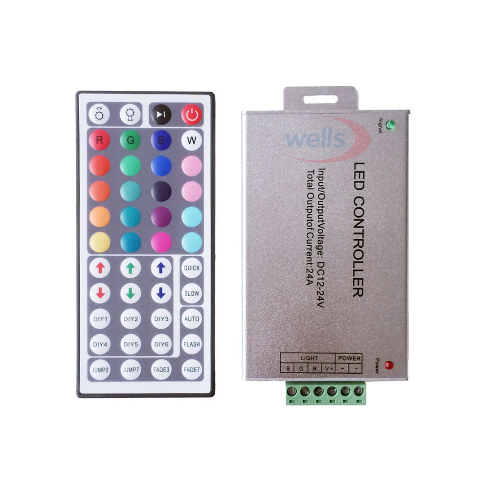 Миниатюрный контроллер RGB 3key 10key 17key 24key 44key для светодиодной ленты 5050 3528 2835 12 В 24
