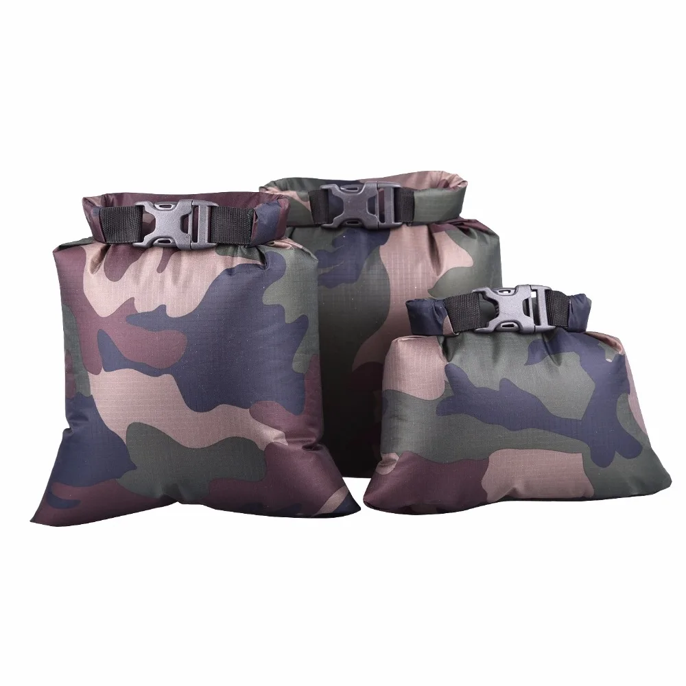 

set of Outdoor waterproof bag 3-Size Set rafting upstream Creek packing bag lightweight waterproof compression swimming bag