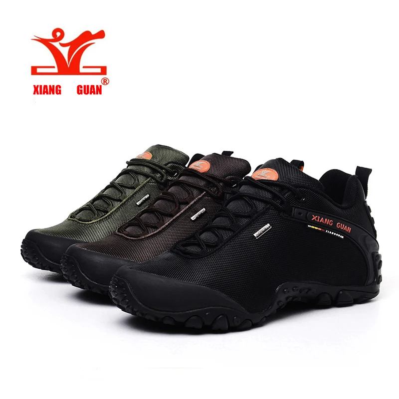 

2017XIANG GUAN climbing shoes polyurethane waterproof anti-skid Men's hiking shoes, climbing outdoor large size breathable shoes