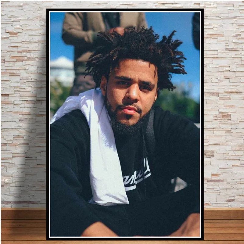 J cole K.O.D лес Eyez Rapper хип хоп музыкальный альбом звезда плакатный принт искусство холст живопись настенные картины гостиная домашний декор - Color: Green