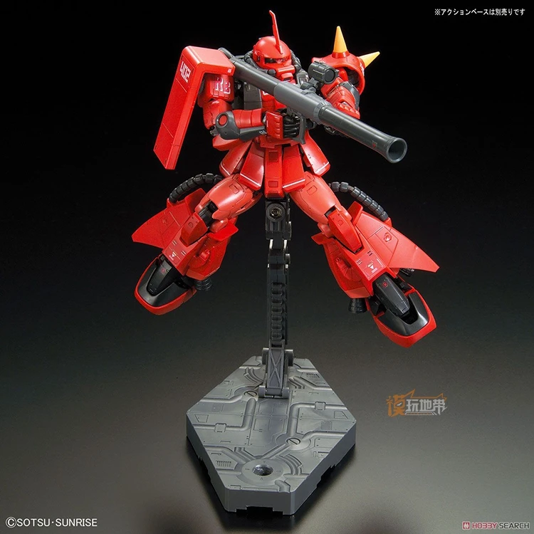 Japaness Bandai оригинальная модель Gundam RG 1/144 MS-06R-2 Джонни RIDDEN'S Заку II модель робота освобожденные мобильный костюм детские игрушки