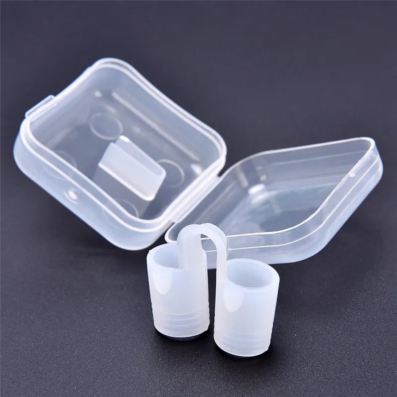 

Easy Sleep Anti Snoring Breathe Nose Clip Snore Stopper Aid Nasal Dilators Device Congestion Aid No Strips Cones
