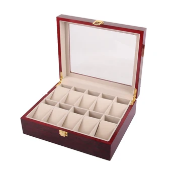 

10 Slot Wood Watch display box