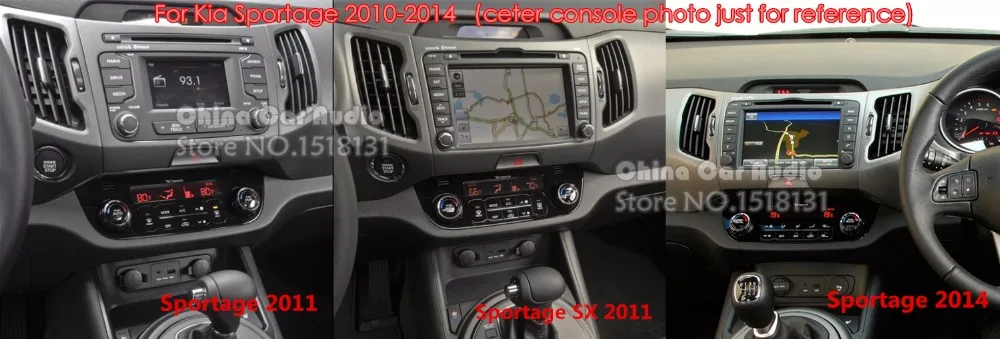 Sale 9 inch 1024X600 4G WIFI 2GB RAM Android 7.1.2 Car DVD Player For Kia Sportage R 2010-2016 GPS Navigation Stereo Radio System 2