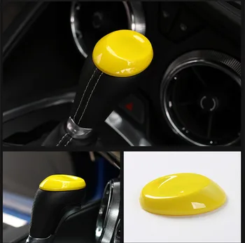 

ABS Fashion Yellow Shift Lever Top Cover For Chevrolet Camaro 2017 2018 AAA037C