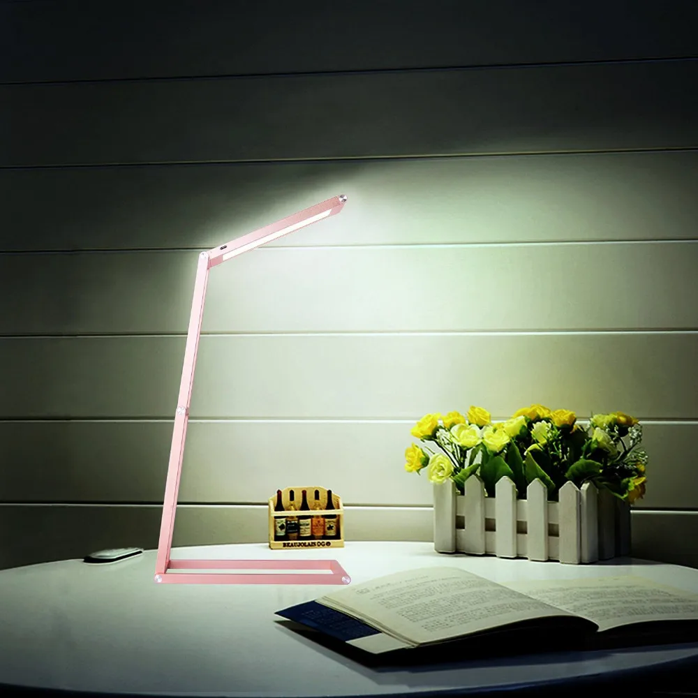 

LED Desk Lamp,Transformers Dimmable Portable Table Lamp, Built-In Battery, Energy Efficient, Aluminum Alloy Foldable Lamp