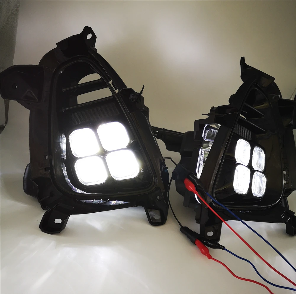 CSCSNL 1 комплект ABS Автомобильный светодиодный противотуманный фонарь для KIA Sorento с противотуманной лампой для вождения DRL дневные ходовые огни дневной свет Автомобильный Стайлинг