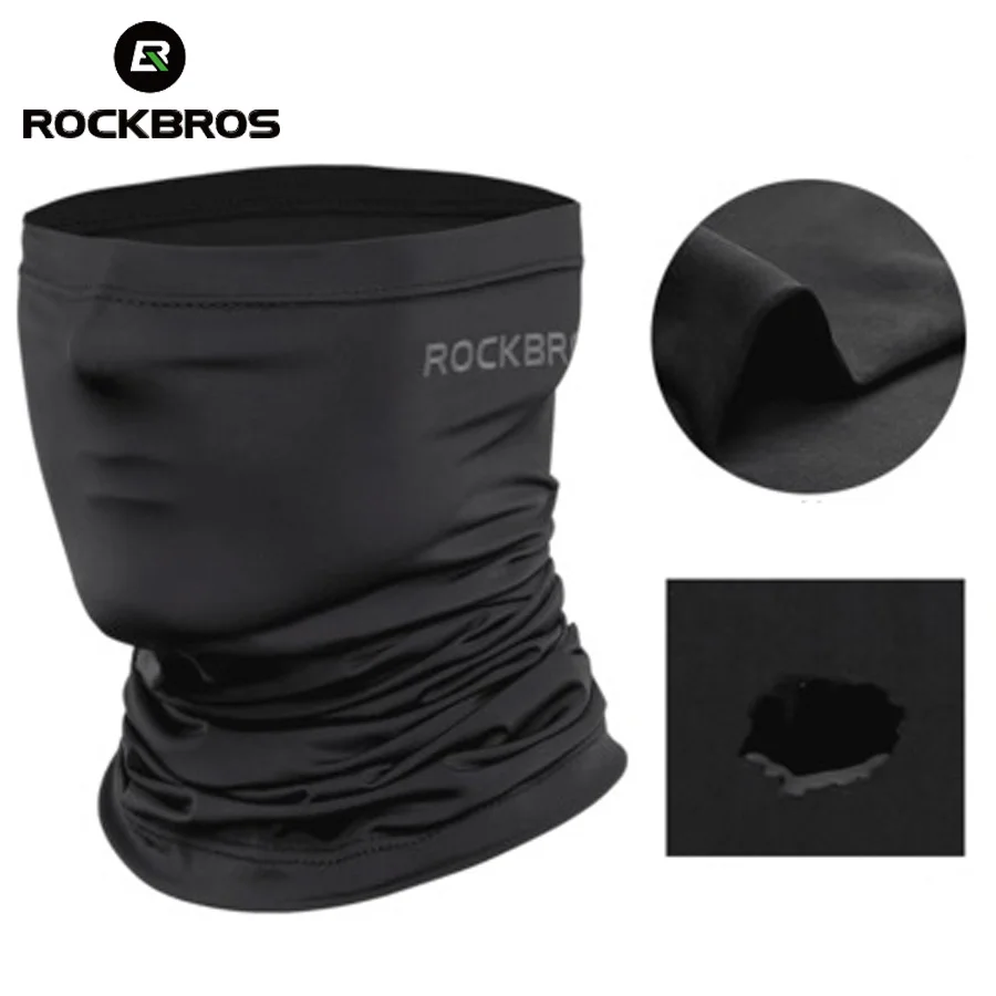 

ROCKBROS Men Women's Turban Scarf Outdoor Sports Bicycle Riding Headband Bike Cycling Balaclava Neck Tube Bandanas Face Mask