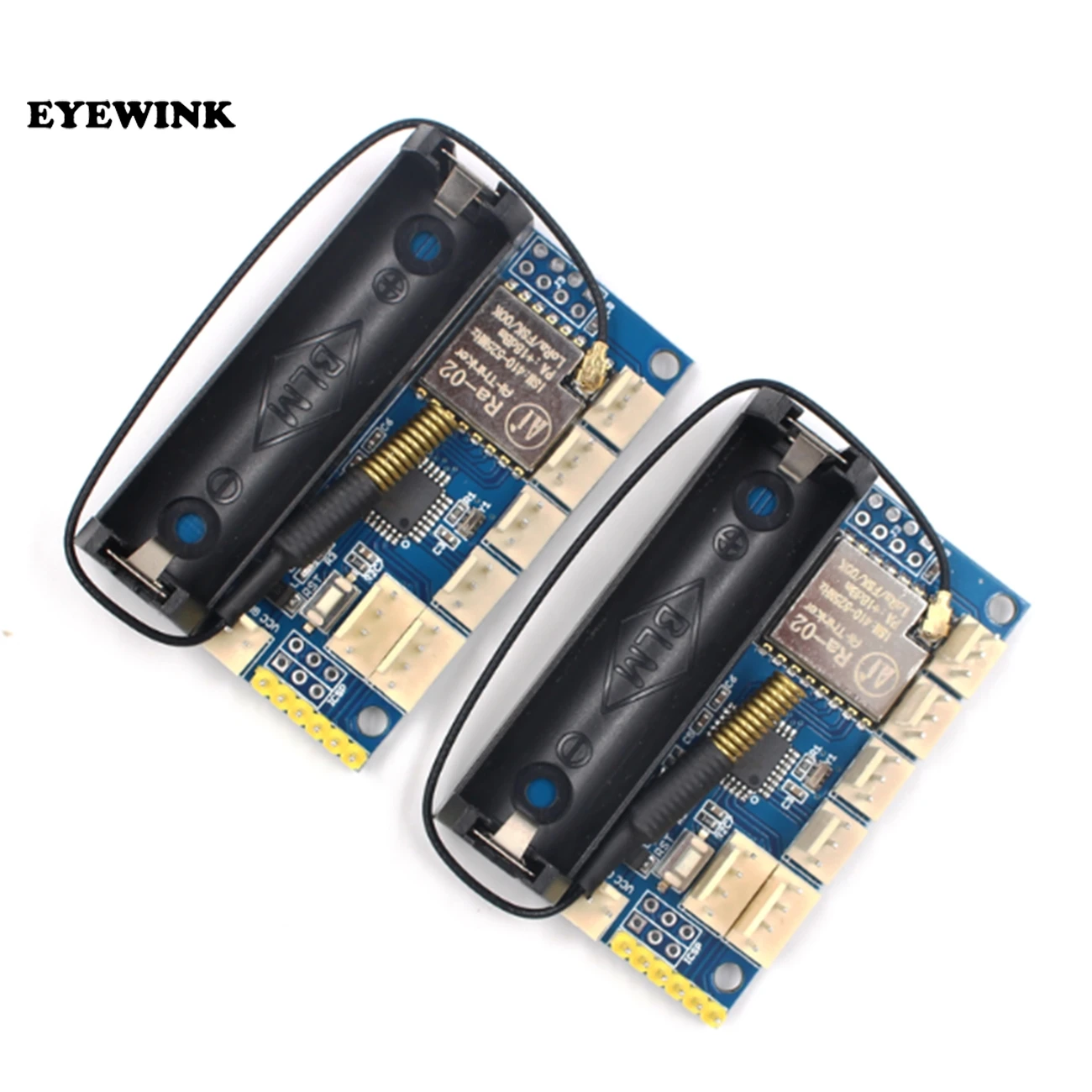 

2PCS/LOT Ra-02 LoRa SX1278 433Mhz Wireless Spread Spectrum LoRa Radio Node v2.0 Module DIY 3.7V 14500 Battery Holder