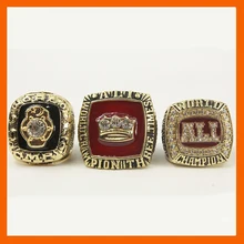 1974 1978 2016 ANILLO CAMPEONATO DEL MUNDO de BOXEO MUHAMMAD ALI CAPATACES, 3 TAMAÑO 11 ANILLO ANILLOS COMO Un CONJUNTO
