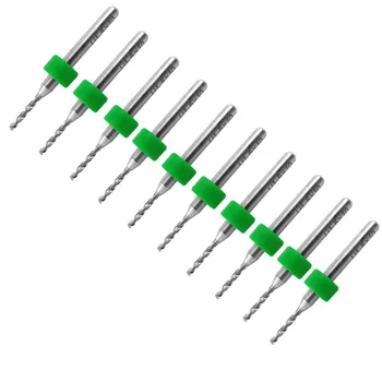 

10 Pcs/lot PCB Print Circuit Board Carbide CNC Micro Drill Bits Tool 0.8 Mm NEW P0.05