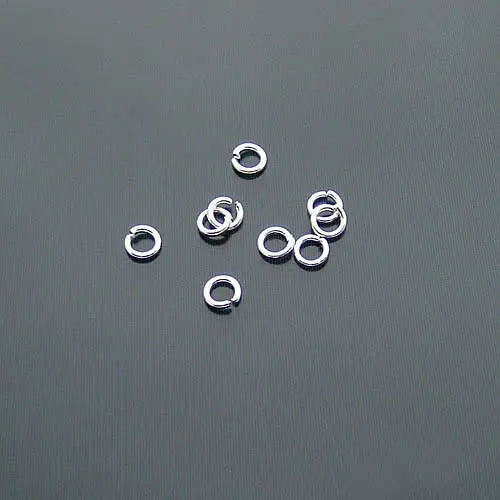 13056) 15 г~ 20 г, диаметр 3 мм, 3,2 мм, 4 мм, 5 мм, 6 мм, 7 мм, 8 мм латунные переходные кольца, разделенные кольца, ювелирные подвески, аксессуары