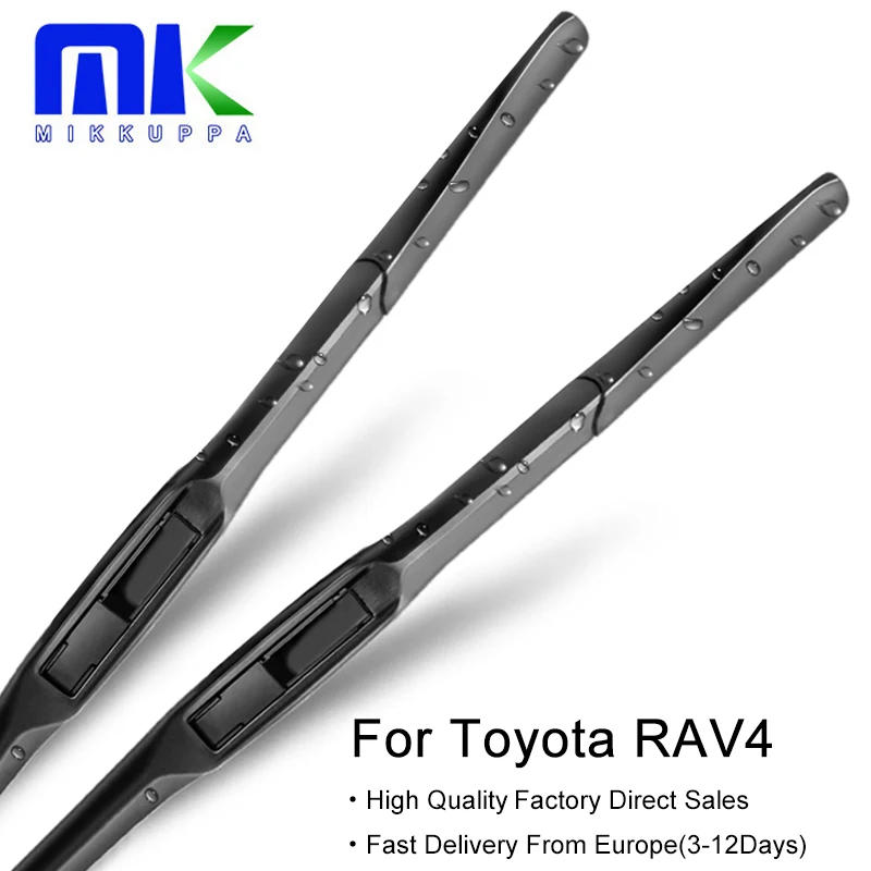 Mikkuppa Hybrid Wiper Blades For Toyota Rav4 From 1994 To 2018