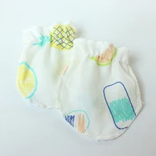 1 пара Детские перчатки безопасности Скретч варежки хлопок для новорожденных мальчиков и девочек анти схватив дышащие теплые перчатки Размеры 0-6 месяцев