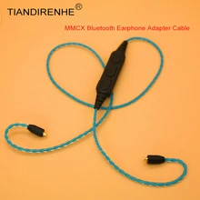 MMCX Bluetooth Earphone Adapter Cable Bluetooth For Shure SE215 SE315 SE535 SE846 UE900 Headphone Wireless Cables With micphone