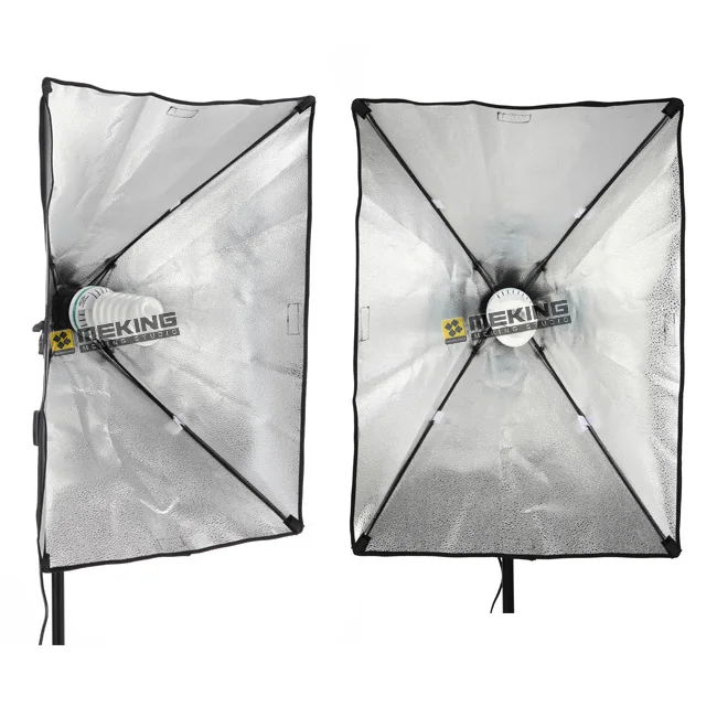 New Photography Softbox Lighting Kits 50x70CM Softbox Professional Continuous Light System For Photo Studio Equipment 2m Tripod