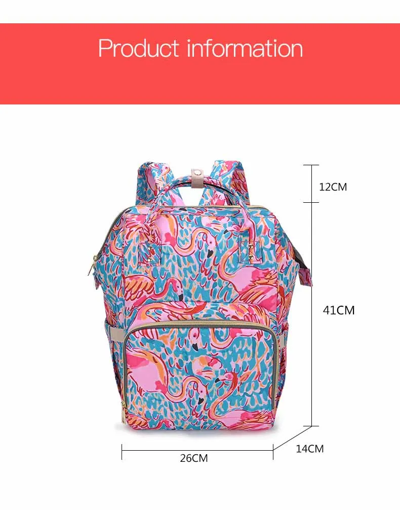 Multi-functional Diaper Bag for Mommy Waterproof Large Capacity Travel mummy Backpack for Baby Care Maternity Nappy Changing Bag