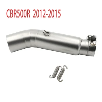 

CBR 500 R exhaust middle Muffler pipe Link Escape exhaust mid pipe for HONDA CBR500R cbr500 CBR 500R 2012-2015 middle pipe
