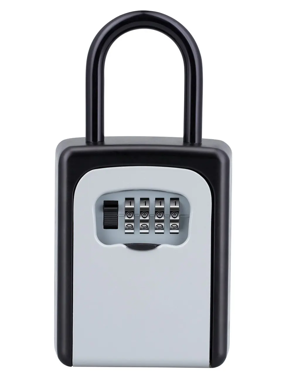 Key Lock Box  4-Digit Combination Lock Box House Keys Outdoor and Indoor   Weatherproof Security Key Holder, Holds up to 5 Keys