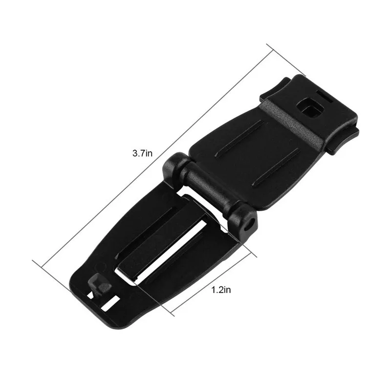 12 шт. тактические шестерни зажимы Molle вложения для сумки рюкзак жилет замок d-кольцо эластичные струны ремень управление инструмент 3