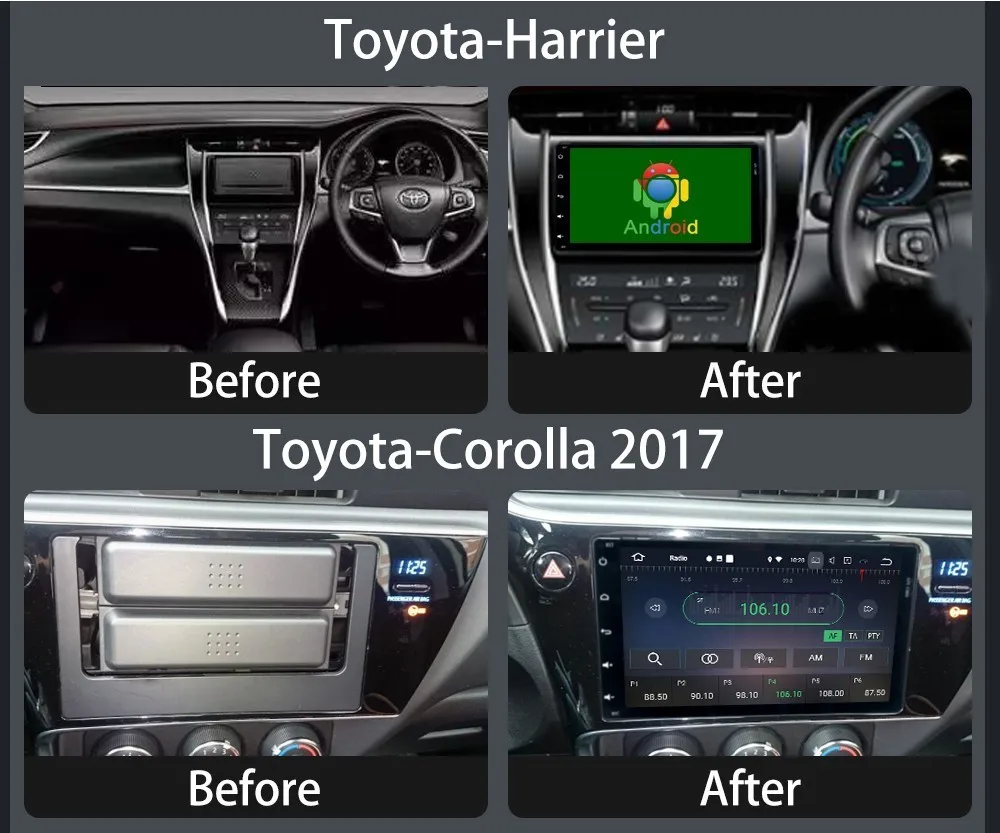Perfect 9" Android 8.0 Car DVD Player for Toyota Corolla Auris Fortuner 2017 with Octa Core 4G+32G Auto Radio Multimedia NAVI 230*130MM 1 Perfect 9" Android 8.0 Car DVD Player for Toyota Corolla Auris Fortuner 2017 with Octa Core 4G+32G Auto Radio Multimedia NAVI 230*130MM 1