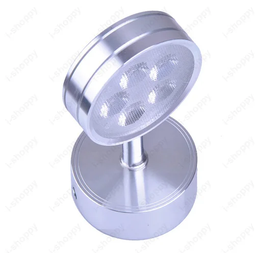

Dimmable 5W LED Wall Fixture Lamp Picture Light Rotatable Lighting Spotlight On/Off Button/N Silver Shell Aluminum Bedroom Hotel