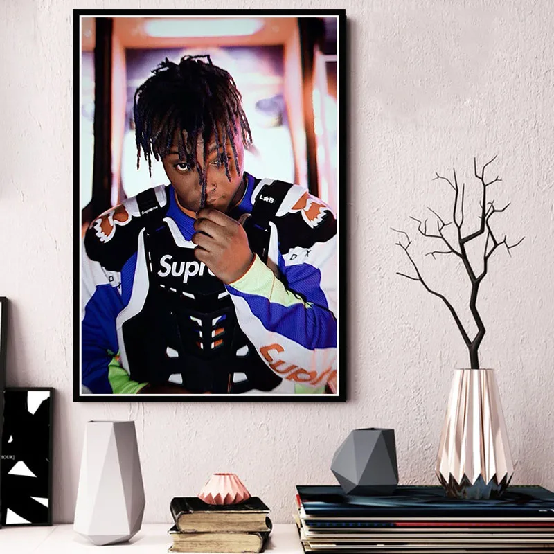 Сок WRLD рэпер певец звезда музыка плакат стены искусства картина плакаты и принты холст живопись для комнаты домашний декор - Цвет: 0009