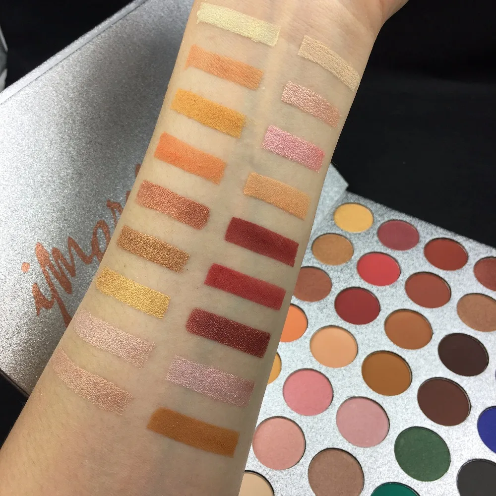 

Best Pro Eyeshadow Palette Makeup Matte Shimmer 35 Colors Highly Pigmented Professional Nudes Warm Natural Bronze eyeshadow