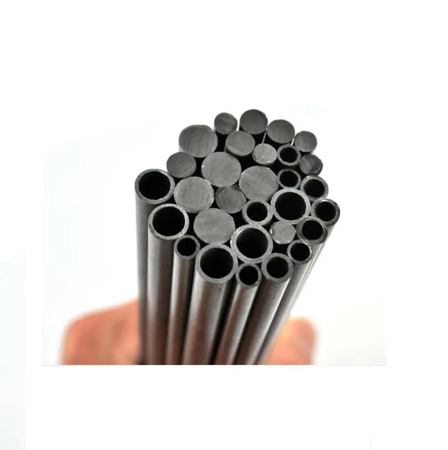 Orginal 100 carbon fibre pipe rod Rivet DIY knife Handle Screw 1 piece