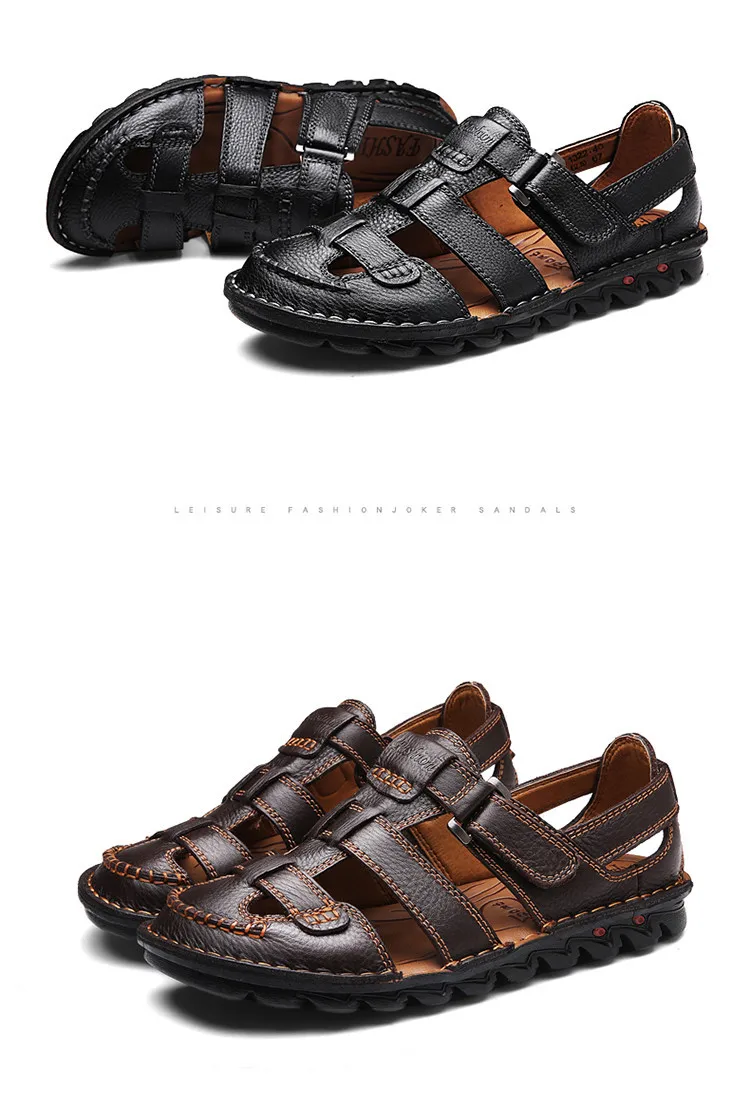 leather sandals men