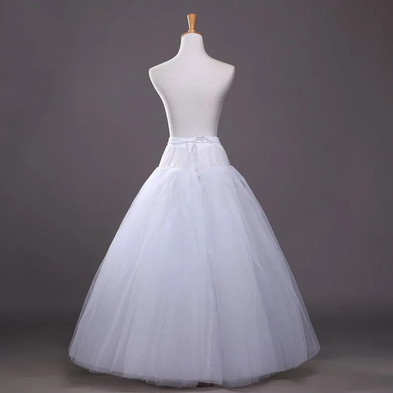 Лидер продаж Высокое качество Белый подъюбник кринолиновый подъюбник Нижняя юбка для свадебное платье