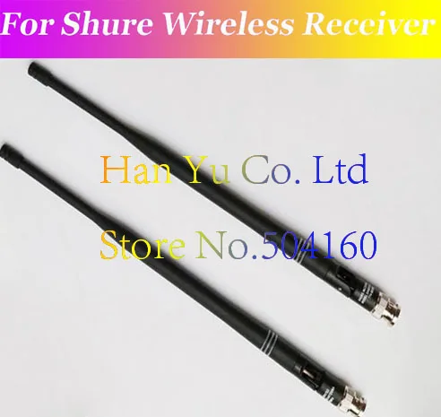 2 пары (4 шт.) OEM 10 1 &quotантенна BNC разъемы для SHURE UHF беспроводной приемник 774-865 МГц |