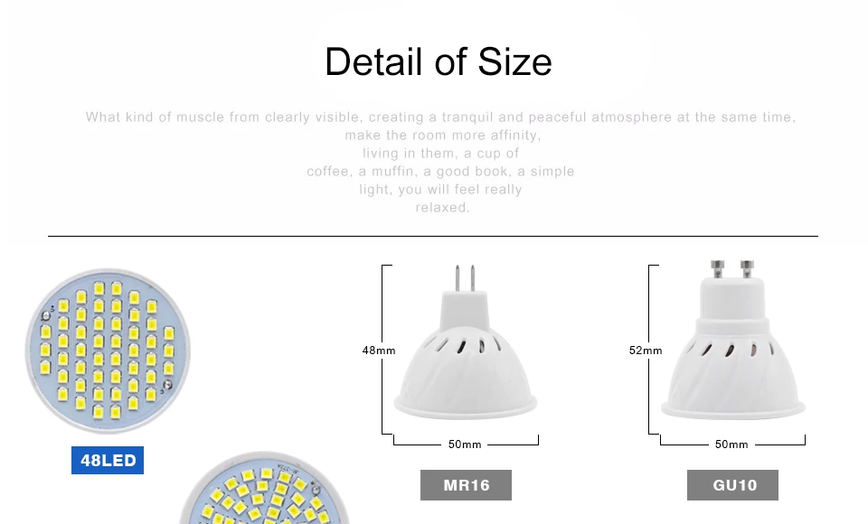 Лампада светодиодный светильник 48 Светодиодный s 60 Светодиодный s 80 светодиодный s AC 220 В SMD 2835 Светодиодный прожектор лампа GU10 MR16 E27 E14 для дома энергосберегающая лампа