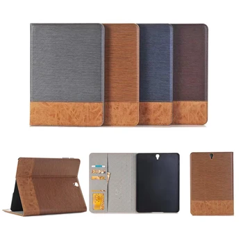 

For Samsung Galaxy Tab S3 Magnetic Smart Stand Flip Leather Case For Samsung T820 T825 T829 9.7"Hand Hold Tablet Case Cover