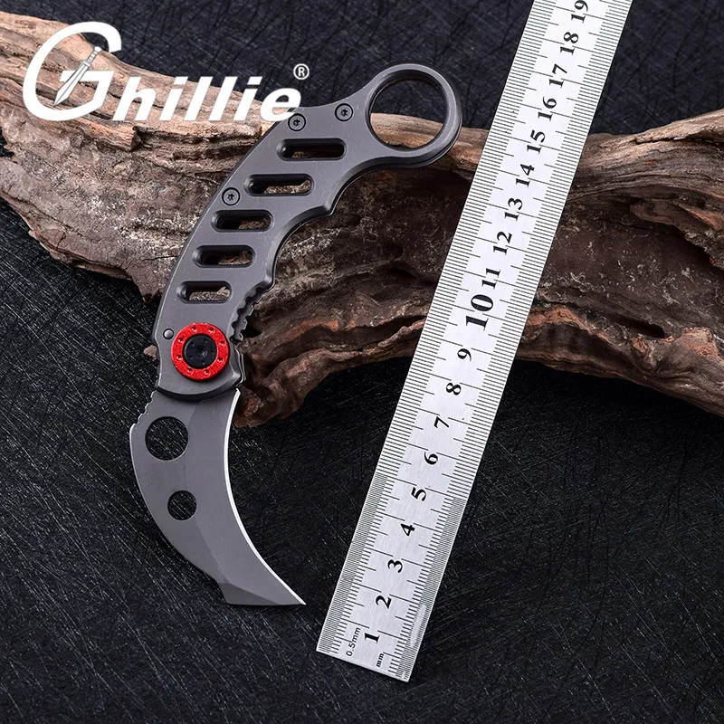 CS GO Counter Strike Karambit Claw Neck Knife Hike Tactical Fight