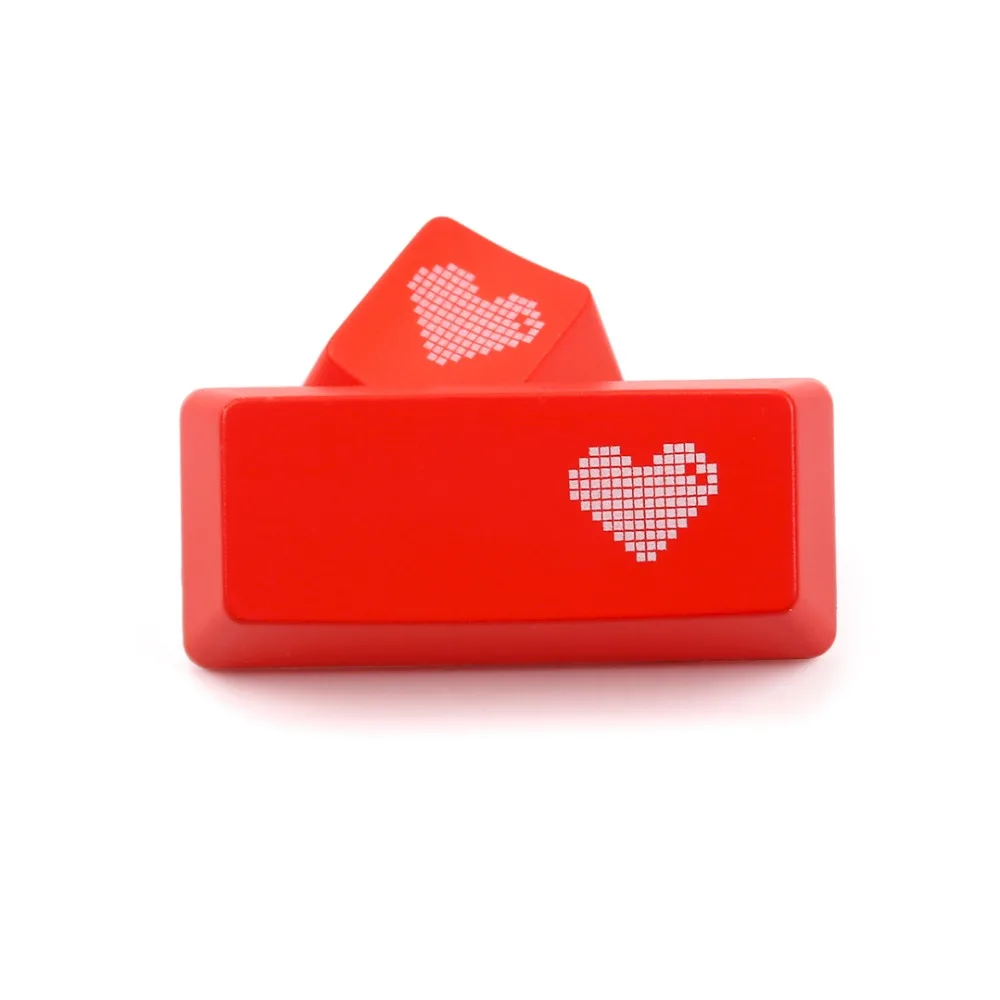 

KBDfans red pixel love keycap esc enter key oem highly ABS material key