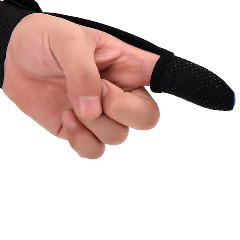 Открытый один палец протектор рыболовные перчатки один палец Нескользящие перчатки стойло протектор морской мухи инструменты для ловли карпа