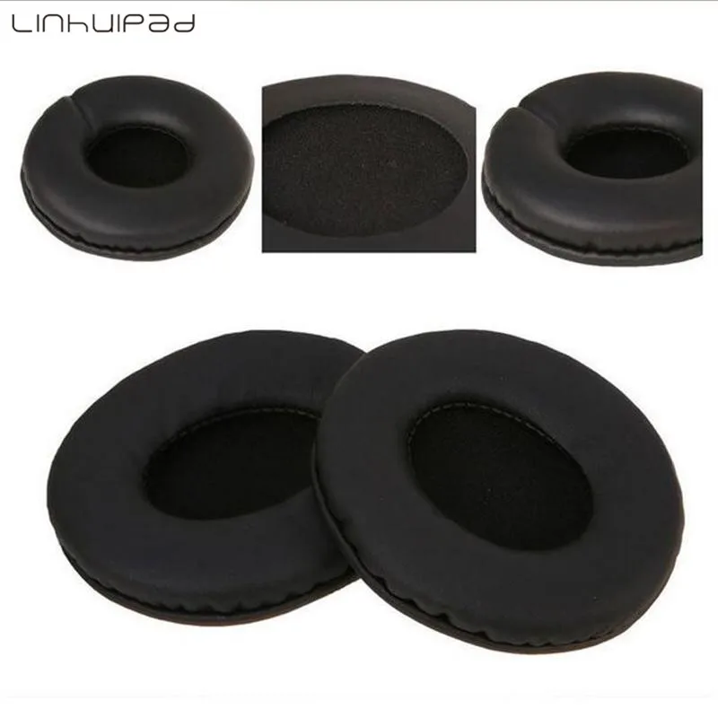 

90mm Leatherette Earpad Cushion For MDR-V700DJ ,V500DJ 2pcs/lot Free Shipping By Singapore Post