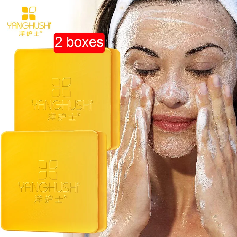2Boxes Skin Care Propolis Deep Moisturizing Face Soap Hydrating Wrinkle